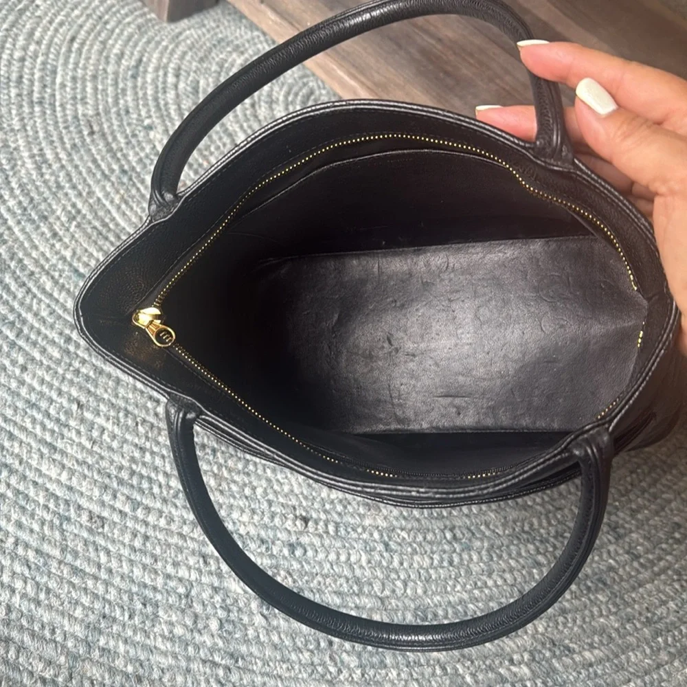 CHANEL Black Quilted Tote